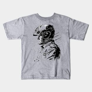 Racing Driver Art Kids T-Shirt